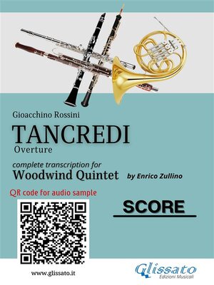 cover image of Woodwind Quintet Score "Tancredi"
